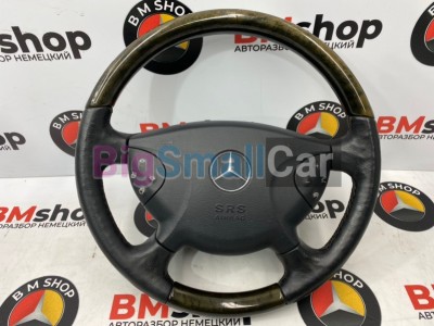 Руль Mercedes E550 2002 W211 113.967 А2114600703 - купить Городке 2