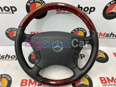 Руль Mercedes S350 2003 W220 112.972 А2204601603 - купить Городке 2