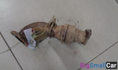 Приемная труба глушителя от Kia Shuma 2001-2004 - купить Городке 2