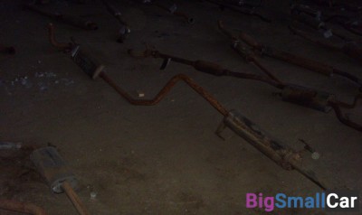 Глушитель в сборе от Chevrolet Aveo T300 2011 - купить Городке 2