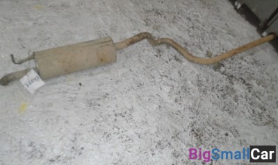 Задняя часть глушителя от Volkswagen Polo Sedan 2010 - купить Городке 2