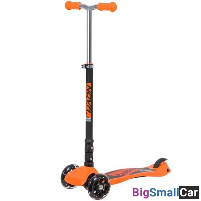 Подростковый самокат-кикборд 120F.NRAINBOW.OR20 NOVATRACK - купить Городке 2