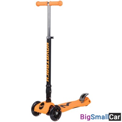 Подростковый самокат-кикборд 120F.RAINBOW.OR8 NOVATRACK - купить Городке 2