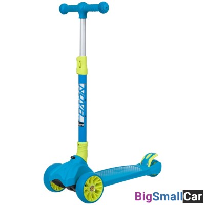 Подростковый самокат-кикборд 120PROB.RAINBOW.BL20 NOVATRACK - купить Городке 2