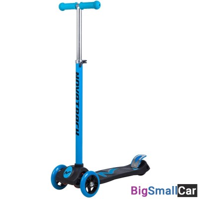 Подростковый самокат-кикборд 120RAINBOW.BL8 NOVATRACK - купить Городке 2