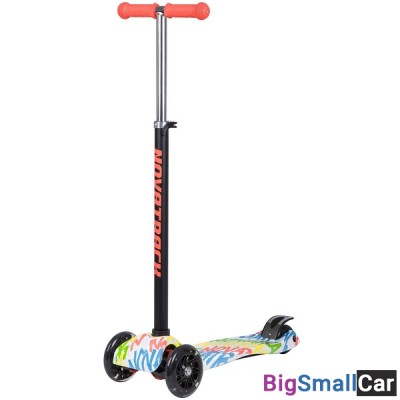 Подростковый самокат-кикборд 120RAINBOW.WPN8 NOVATRACK - купить Городке 2