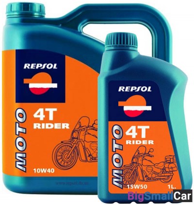 Масло моторное REPSOL MOTO RIDER 4T 10W40 4L 6026/R - купить Городке 2