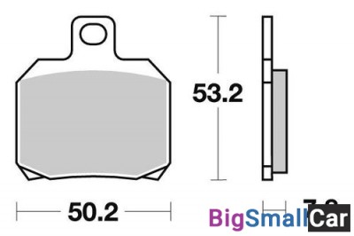 Тормозные колодки, задние Sinter / SBS 730LS - купить Городке 2