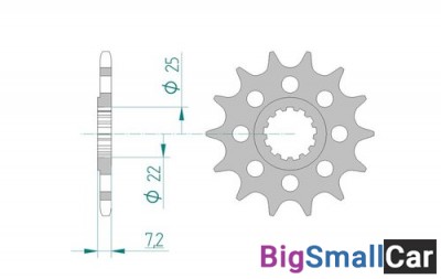 Звезда ведущая AFAM 28404-16 (JTF1516.16)  520 - купить Городке 2