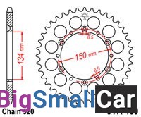 Звезда ведомая JT JTR460.48 - купить Городке 2