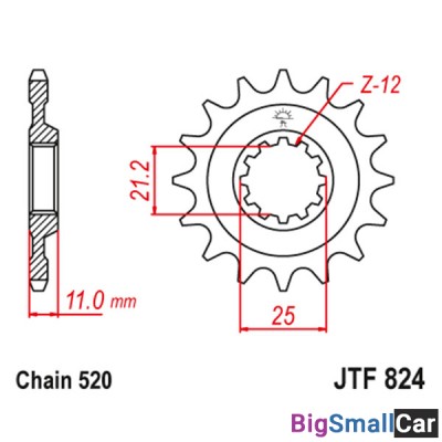 Звезда ведущая JT JTF824.15 - купить Городке 2