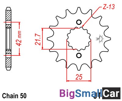 Звезда ведущая JT JTF513.17RB - купить Городке 2