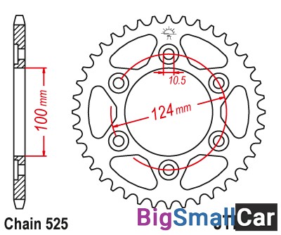 Звезда ведомая JT JTR745.42 - купить Городке 2