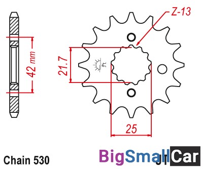 Звезда ведущая JT JTF513.18 - купить Городке 2