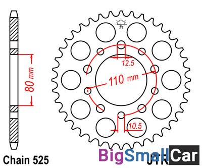 Звезда ведомая JT JTR1332.40 - купить Городке 2