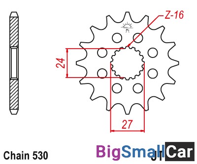 Звезда ведущая JT JTF423.16 - купить Городке 2