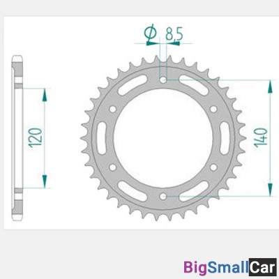 Звезда ведомая AFAM 10311-38 - купить Городке 2
