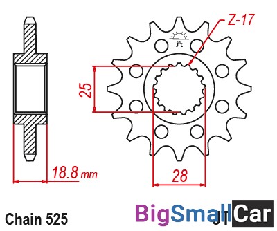 Звезда ведущая JT JTF405.20 - купить Городке 2