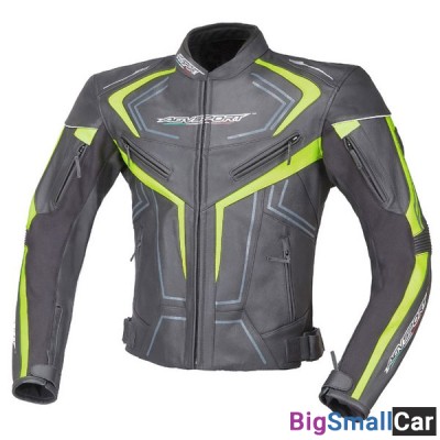 Куртка AGV Katana кожа black/yellow XL A02525 - купить Городке 2