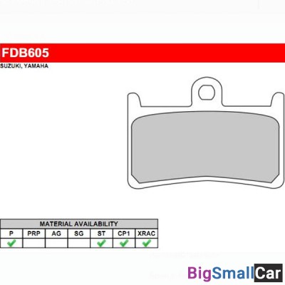 Тормозные колодки FERODO FDB605P - купить Городке 2