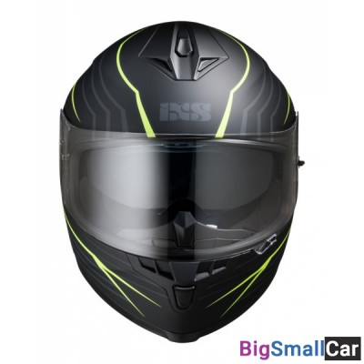 Шлем IXS HX1100 2.1 blk/matt/green L X14075-M35-L - купить Городке 2