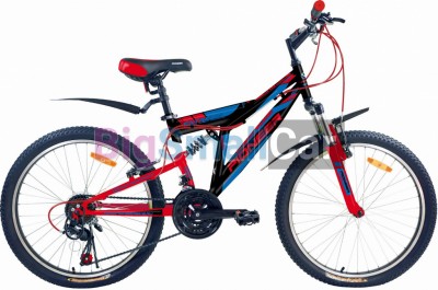 Дорожные велосипеды PIONEER EXTREME 24/15 black-red-blue - купить Городке 2