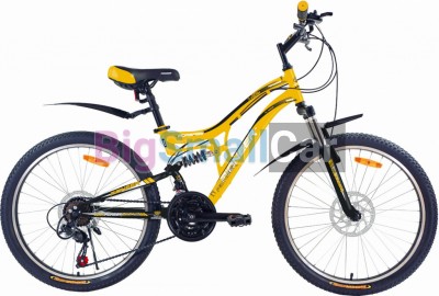 Дорожные велосипеды PIONEER FORSAGE 24/14 yellow-black-white - купить Городке 2
