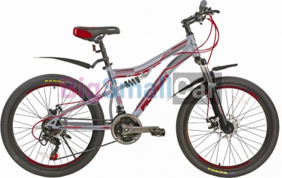 Дорожные велосипеды PIONEER COMANDOR 24/14 gray-black-red - купить Городке 2