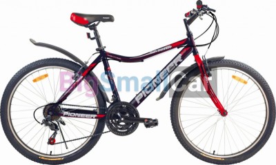 Дорожные велосипеды PIONEER OPTIMA 26/18 black-red-white - купить Городке 2