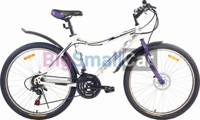 Дорожные велосипеды PIONEER SPUTNIK 26/18 white-violet-black - купить Городке 2