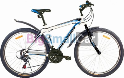 Дорожные велосипеды PIONEER TOWN 27,5/20 white-black-blue - купить Городке 2