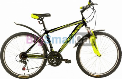 Горные велосипеды PIONEER COWBOY 26/19 black-green-gray - купить Городке 2
